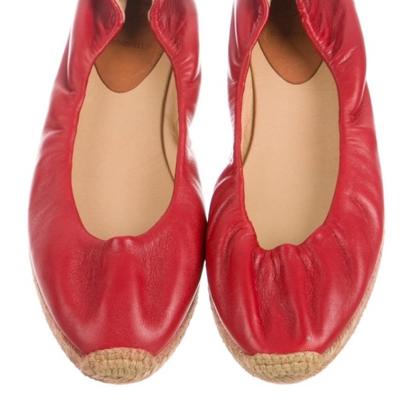 Leather Espadrille Flats - Picture 3 of 5